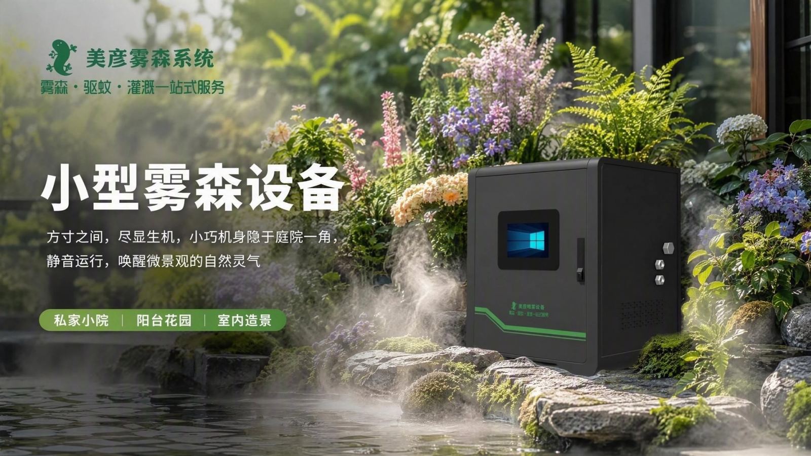 重庆涪陵花园庭院驱蚊系统