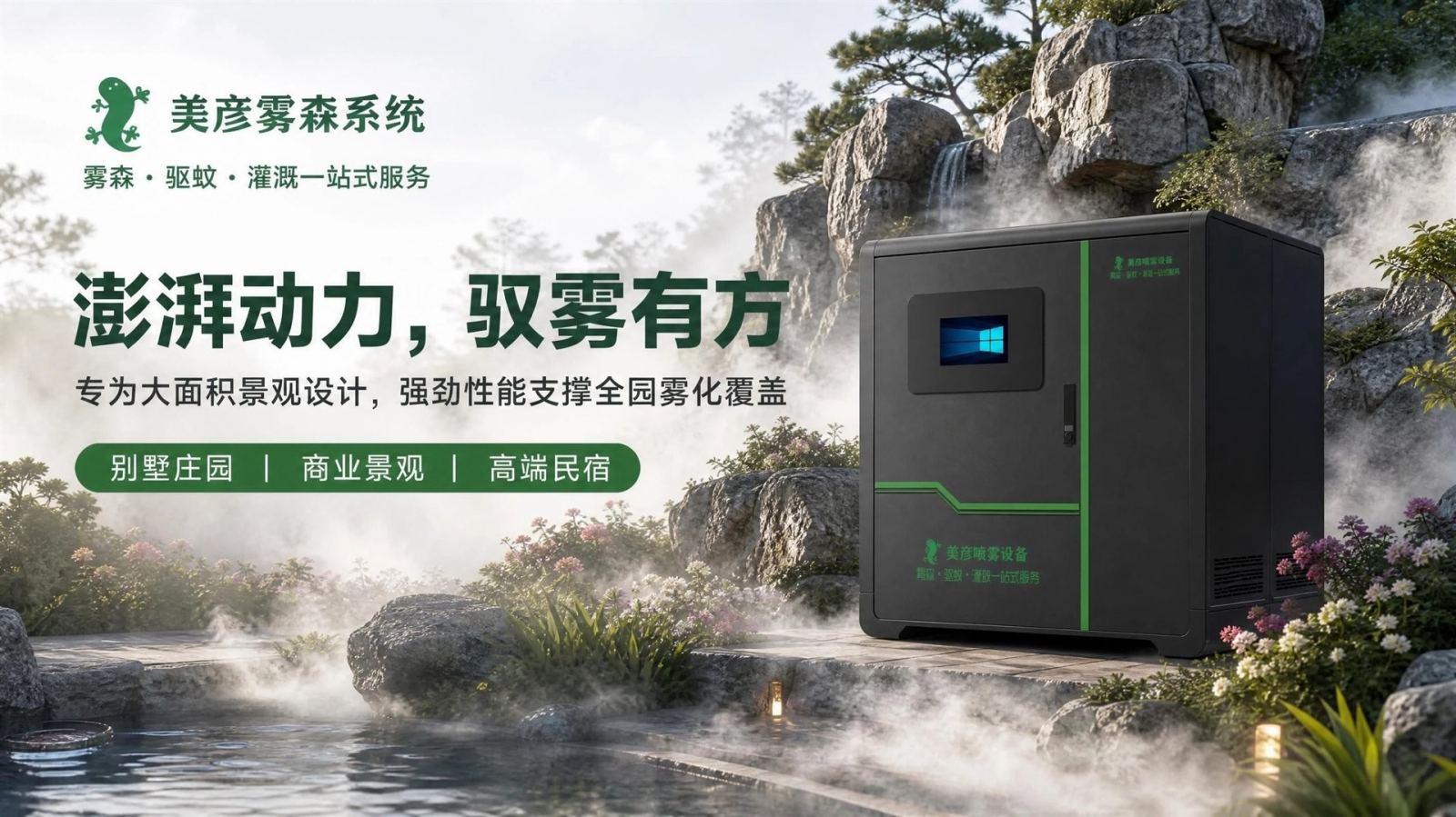 重庆涪陵雾森景观冷雾机